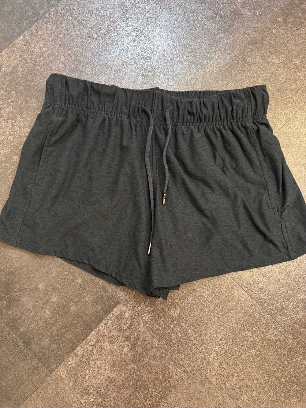 Athletic Works Black Athletic Drawstring Shorts